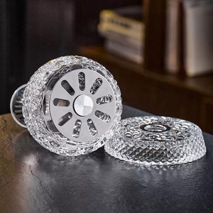 ปาร์ตี้ เบอร์เบิร์น วอดก้า เตกีลา <span class=keywords><strong>เหล้า</strong></span> บรั่นดี คาราเฟ่ ขวด บาร์ แก้วคริสตัล 360 °   ชุดขวด<span class=keywords><strong>เหล้า</strong></span>วิสกี้แบบหมุนได้พร้อมจุกปิด - Product Image 4