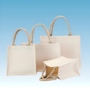 Bolsa de Yute Ecológica Promocional AI-MICH, Bolsa de <span class=keywords><strong>Compras</strong></span> Reutilizable con Logotipo Personalizado al por Mayor, Bolsa Simple de Alta Calidad - Product Image 3