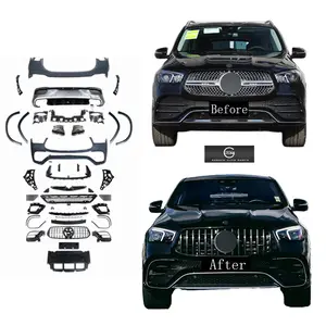 Bodykit per Mercedes Benz c167 GLE Coupe a paraurti anteriori per auto griglia anteriore paraurti posteriore tubo di scarico griglia per auto lifting Gle63 amg