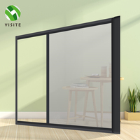Stores verticales motorisées automatiques extérieures en tissu PVC occultant avec fermeture éclair coupe-vent