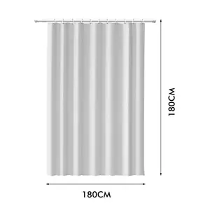 Sọc in rèm tắm không thấm nước chống nấm mốc phòng tắm phân vùng Rèm phòng tắm rèm không đấm qua biên giới