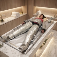 Appareil de pressothérapie à 24 airbags pour la compression des jambes, drainage lymphatique, système de thérapie sportive, massage Presoterapia
