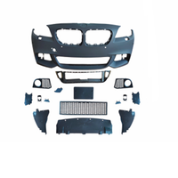 Pare-chocs de voiture pour BMW Série 5 F10 F18 Upgrade M Sport 520 525 530L Kit de carrosserie Pare-chocs avant Pare-chocs arrière Jupes latérales Aile 2011-2017