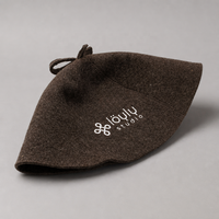 Chapeau de sauna en feutre de laine de haute qualité, design seau, isolant thermique et résistant à la vapeur, pour bain de sauna russe (Banya) et spa