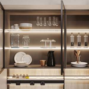 Modern Chinese Style Wood <b>Sideboard</b> with Ample Storage for Bedroom Dining Room Home Bar Durable Home Furniture - Product Image 1