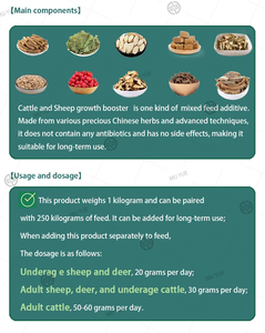 <b>Cow</b> Cattle Sheep Goat Growth Booster Livestock Feed Additive Stimulateur de croissance pour vaches bovins ovins et caprins - Product Image 6