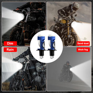 Faros LED MP33D con Patrón de Haz Perfecto, 100W, 14000LM, 6500K, Blanco, H4, Luz Alta/Baja, para Conducción Segura, Actualización de Faros de Motocicleta - Product Image 3