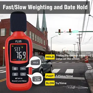 MAX/MIN Mode Decibel Meter Noise Measuring Instrument Device Db Meter Sound Level Meter With LCD Backlight