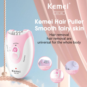 Depiladora <span class=keywords><strong>El</strong></span>éctrica Recargable Hangman HM-188 Rosa, Impermeable IPX5, Agradable para la Piel, Depiladora Facial y Corporal para Mujer - Product Image 5
