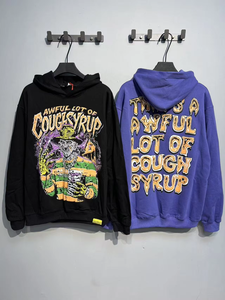 C'est beaucoup <span class=keywords><strong>de</strong></span> sirop contre la toux ! Sweat-shirts à capuche pour hommes, pull-over <span class=keywords><strong>de</strong></span> qualité supérieure, 100% coton, impression en relief, sweat-shirts à capuche pour hommes - Product Image 4