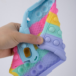 Funda Protectora de Silicona Colorida Anticaídas para <span class=keywords><strong>iPad</strong></span> <span class=keywords><strong>Mini</strong></span> 6 con Soporte y Ranura para Lápiz - Product Image 4