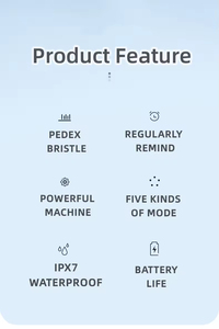 Nouvelle brosse à dents électrique sonique, vente en gros, coffret cadeau pour couples, adultes, brosse à dents électrique intelligente pour la maison - Product Image 6