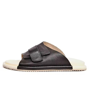 Xinzirain diseño personalizado cuero genuino punta abierta antideslizante al aire libre <span class=keywords><strong>chanclas</strong></span> sandalias árabes hombres cuero Gulf zapatillas de <span class=keywords><strong>hombre</strong></span> - Product Image 5