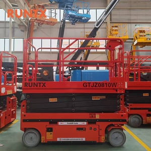 Plataforma aérea autopropulsada RUNTX <span class=keywords><strong>10m</strong></span> 450kg Elevador de tijera autopropulsado de alta calidad - Product Image 1