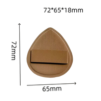 Éponge de maquillage de haute qualité en matériau Rubycell, éponge pour fond de teint, crème BB, poudre de beauté, avec boîte anti-poussière, logo personnalisé
