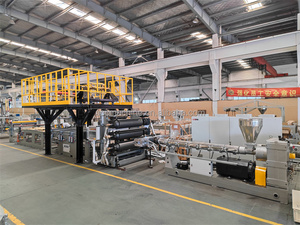 Automatische Industriële Plastic Plaatproductielijn Voor 0.2-2 M/Pmma Petg Sheet Extruder Machine <span class=keywords><strong>Pp</strong></span> <span class=keywords><strong>Pe</strong></span> Sheet Extrusie Lijn
