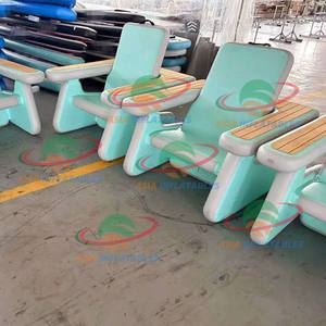 Chaise flottante gonflable pour piscine/lac/<span class=keywords><strong>mer</strong></span> Quais gonflables pour l'été - Product Image 4