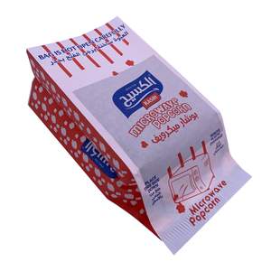 OEM High-Grade Microwave Popcorn <strong>Bags</strong> with Greaseproof Susceptor Film Food-Safe Paper Packaging for Popcorn - Product Image 3