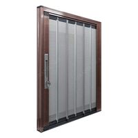 Mosquitera Retráctil Enrollable para Ventana y Puerta, Malla Deslizante con Perfil de Aluminio, Mosquitera Plegable para Ventanas