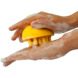 3D การออกแบบหัวใจใหม่ซิลิโคนนวดหนังศีรษะแชมพูหัวแปรงล้างผมสำหรับการเจริญเติบโตของเส้น<span class=keywords><strong>ผม</strong></span>ที่กำหนดเอง - Product Image 3