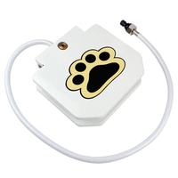 Jouet flottant d'entraînement en eau pour chien, fontaine à distributeur, accessoire de voyage, pour le plein air, alimentation des pieds