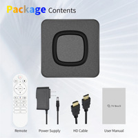 TV Box Jaringan Populer Allwinner H313 4K HD Pemutar Media Tanpa Buffer dengan Android 14 Wi-Fi 6 untuk TV Stick Terintegrasi