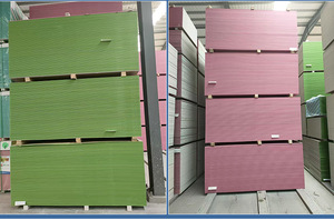 แผ่นปูนฉาบแบบธรรมดาขนาด1200*2400*9.5มม. แผ่นยิปซั่มผลิตตามแบบ - Product Image 4