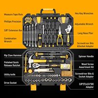 Juego de Herramientas Mecánicas de 159 Piezas para Reparaciones del Hogar y Automóviles - Kit de Herramientas Básico con Estuche de Almacenamiento