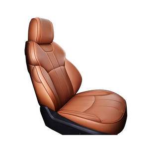 SUNNUO Protector de asiento de coche de cuero PU de lujo, gran oferta, tamaño Universal, cubierta completa de cinco asientos, diseño deportivo para las cuatro estaciones - Product Image 1