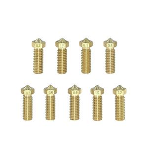 E3D alargar volcán boquillas de latón/0,2/0,3/0,4/0,6/0,8/1,0/1,2mm extrusora <span class=keywords><strong>boquilla</strong></span> para 3D Printer1.75/3mm suministros - Product Image 1