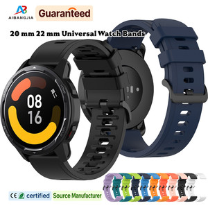 Correa Deportiva de Silicona de 20mm 22mm para <span class=keywords><strong>Xiaomi</strong></span> Watch S5 S4 S3 S2, Correa para Redmi Watch 5 Lite - Product Image 1