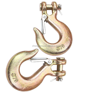 <span class=keywords><strong>Gancho</strong></span> de Seguridad de Acero Forjado de 5/16'' con <span class=keywords><strong>Gancho</strong></span> de Sujeción G70 de Alta Resistencia para Cadena de <span class=keywords><strong>Remolque</strong></span> con Pestillo para Camión y <span class=keywords><strong>Remolque</strong></span> - Product Image 1