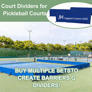 Barrera de Tenis de Mesa Personalizada JH, Valla Estable y Duradera de Oxford, Separadores Plegables para Pickleball, Equipamiento para Canchas Deportivas - Product Image 4
