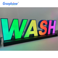 Signe de lettre de canal illuminé par LED acrylique 3D Offre Spéciale pour le logo d'entreprise pour la publicité de bureau et de magasin de fumée