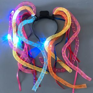 Serre-tête éclairé à LED, scintillant, pour nouilles, pour Mardi Gras, nouvelle collection - Product Image 5