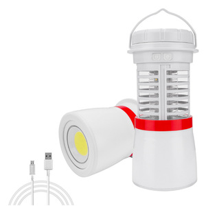 Lampe anti-moustiques LED rechargeable par USB, lampe de camping portable pour une utilisation en extérieur et à la maison - Product Image 1