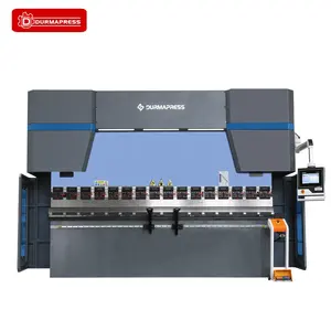 Durmapress รูปแบบใหม่ความเร็วที่รวดเร็ว 3200 มม.เครื่องดัดไฟฟ้าไฮดรอลิกซิงโครนัสแผ่นโลหะ CNC กดเบรก