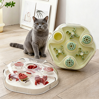 Jouet d'alimentation interactif pour chiens, portable et lavable, distributeur de friandises à alimentation lente pour l'entraînement du QI