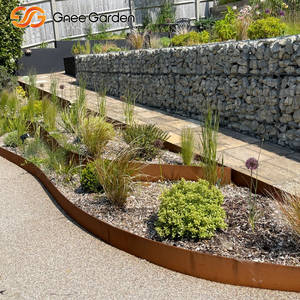 Cor Ten acier fleur lit bordure auto-cicatrisant rouille - Product Image 1