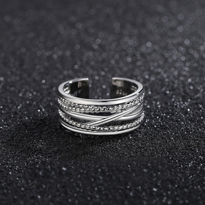 EW-anillo abierto de latón para hombre, joyería ajustable, el mejor regalo 2023 - Product Image 3