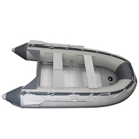 Chinois pas cher 3m bateau gonflable bateau de sauvetage en aluminium plancher bateau à rames à vendre