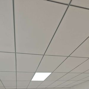 Carreaux <span class=keywords><strong>de</strong></span> plafond acoustiques carrés en <span class=keywords><strong>fibre</strong></span> <span class=keywords><strong>de</strong></span> <span class=keywords><strong>verre</strong></span> <span class=keywords><strong>de</strong></span> style moderne panneau en pierre <span class=keywords><strong>de</strong></span> <span class=keywords><strong>fibre</strong></span> <span class=keywords><strong>de</strong></span> <span class=keywords><strong>verre</strong></span> à prix d'usine pour hôpital installation facile - Product Image 4