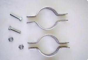 Pince de fixation de poteau en acier réglable pour parcs Pince de fixation légère pour parcs Style de conception chinoise Meilleure pince à cerceau pour les applications de parc - Product Image 2