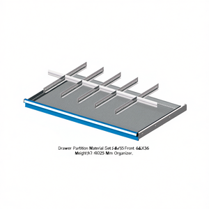 Fami <b>Drawer</b> Partition Material Set 64X36 Front Height 100-125 Mm Organizer - Product Image 3