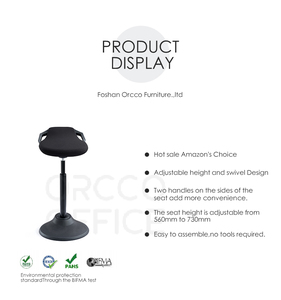 Chaise de bureau ergonomique à pied, tabouret, équilibre actif, ergonomique, pour <span class=keywords><strong>Bar</strong></span>, nouveauté, 360 - Product Image 5