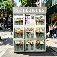 Distributeur automatique de fleurs haute performance pour les quartiers commerciaux