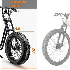 Neumáticos Inflables Eléctricos para <span class=keywords><strong>Bicicleta</strong></span> Gruesa <span class=keywords><strong>de</strong></span> 20x4.0, Neumáticos Tubulares Cómodos que Absorben los Impactos para Bicicletas <span class=keywords><strong>de</strong></span> Montaña y Bicicletas para Niños - Product Image 2