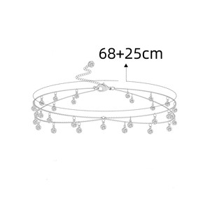 Vente chaude femmes Double couche alliage taille chaîne bohème coeur Style <span class=keywords><strong>corps</strong></span> Jewelry-N25804 - Product Image 6