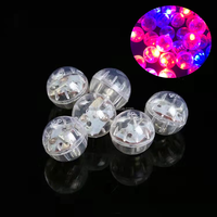 Boule Bobo LED Activée Clignotante Rouge Bleue Lumineuse Faite à la Main, Jouet de Fête pour Vendeurs de Rue