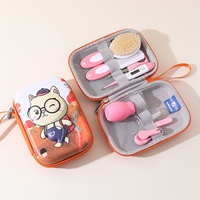 Vente en gros de huit pièces pour les soins maternels et infantiles Thermomètre pour enfants coupe-ongles en plastique durable EVA Pack de soins